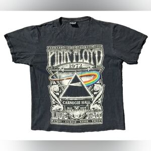 Y2K 2000s Pink Floyd Carnegie Hall 1972 Print T-Shirt Size (M)